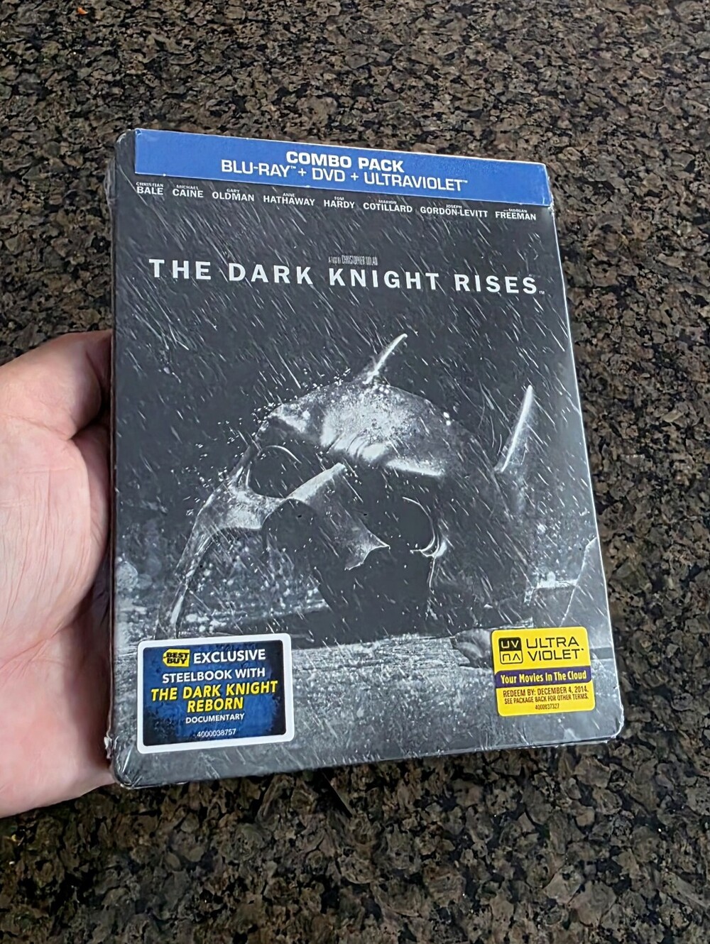 The Dark Knight Rises (Blu-ray/DVD, 2012, UltraViolet Steelbook) Best Buy Exclus